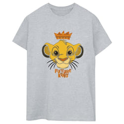 Disney - T-shirt THE LION KING FUTURE KING - Femme (Gris chiné)