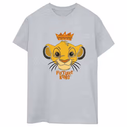 Disney - T-shirt THE LION KING FUTURE KING - Femme (Gris chiné)