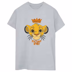 Disney - T-shirt THE LION KING FUTURE KING - Femme (Gris chiné)