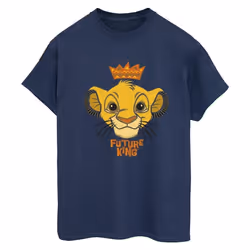 Disney - T-shirt THE LION KING FUTURE KING - Femme (Bleu marine)