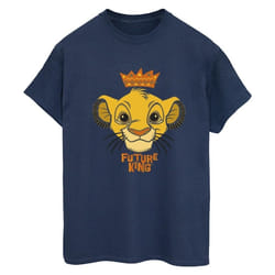Disney - T-shirt THE LION KING FUTURE KING - Femme (Bleu marine)