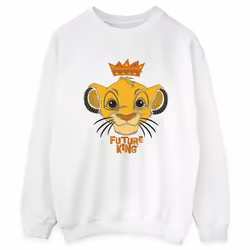 Disney - Sweat THE LION KING FUTURE KING - Femme (Blanc)