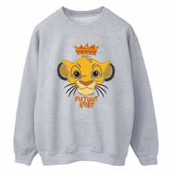 Disney - Sweat THE LION KING FUTURE KING - Femme (Gris chiné)