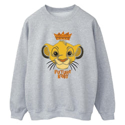 Disney - Sweat THE LION KING FUTURE KING - Femme (Gris chiné)