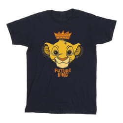 Disney - T-shirt THE LION KING FUTURE KING - Garçon (Bleu marine)