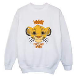 Disney - Sweat THE LION KING FUTURE KING - Garçon (Blanc)
