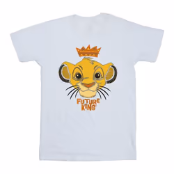 Disney - T-shirt THE LION KING FUTURE KING - Fille (Blanc)