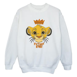 Disney - Sweat THE LION KING FUTURE KING - Fille (Blanc)