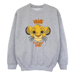 Disney - Sweat THE LION KING FUTURE KING - Fille (Gris chiné)