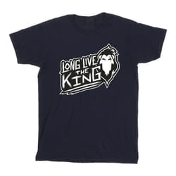 Disney - T-shirt THE LION KING THE KING - Homme (Bleu marine)
