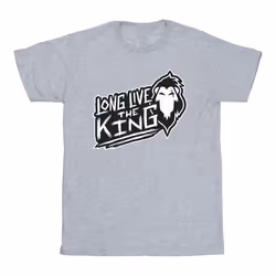 Disney - T-shirt THE LION KING THE KING - Homme (Gris chiné)