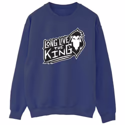 Disney - Sweat THE LION KING THE KING - Homme (Bleu marine)