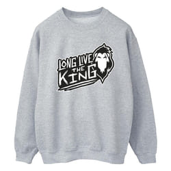 Disney - Sweat THE LION KING THE KING - Homme (Gris chiné)