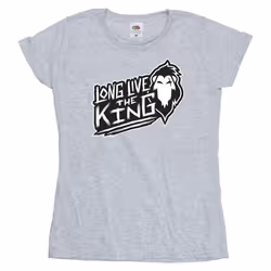 Disney - T-shirt THE LION KING THE KING - Femme (Gris chiné)