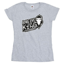 Disney - T-shirt THE LION KING THE KING - Femme (Gris chiné)