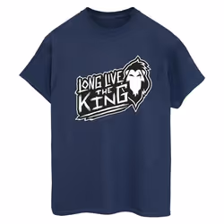Disney - T-shirt THE LION KING THE KING - Femme (Bleu marine)