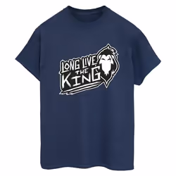Disney - T-shirt THE LION KING THE KING - Femme (Bleu marine)