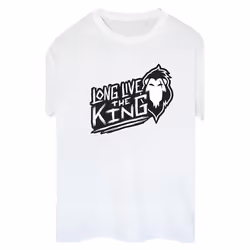 Disney - T-shirt THE LION KING THE KING - Femme (Blanc)