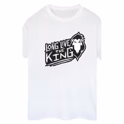 Disney - T-shirt THE LION KING THE KING - Femme (Blanc)