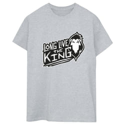 Disney - T-shirt THE LION KING THE KING - Femme (Gris chiné)