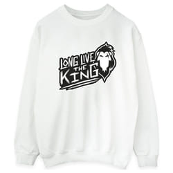 Disney - Sweat THE LION KING THE KING - Femme (Blanc)