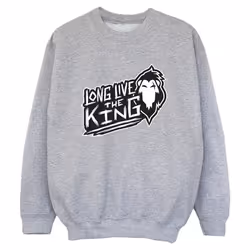 Disney - Sweat THE LION KING THE KING - Garçon (Gris chiné)