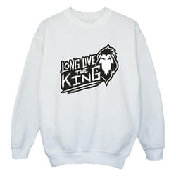 Disney - Sweat THE LION KING THE KING - Fille (Blanc)