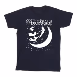 Disney - T-shirt TAKE ME TO NEVERLAND - Homme (Bleu marine)