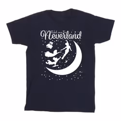 Disney - T-shirt TAKE ME TO NEVERLAND - Homme (Bleu marine)