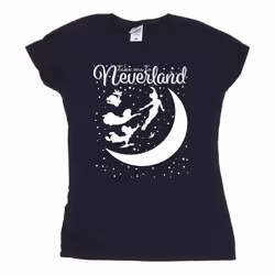 Disney - T-shirt TAKE ME TO NEVERLAND - Femme (Bleu marine)