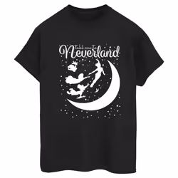 Disney - T-shirt TAKE ME TO NEVERLAND - Femme (Noir)