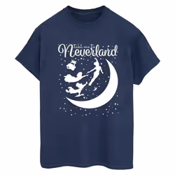 Disney - T-shirt TAKE ME TO NEVERLAND - Femme (Bleu marine)
