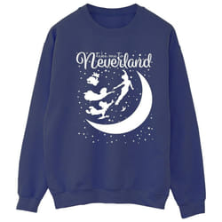 Disney - Sweat TAKE ME TO NEVERLAND - Femme (Bleu marine)