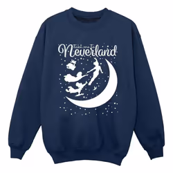 Disney - Sweat TAKE ME TO NEVERLAND - Garçon (Bleu marine)