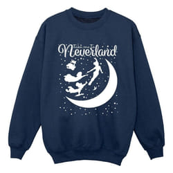 Disney - Sweat TAKE ME TO NEVERLAND - Garçon (Bleu marine)