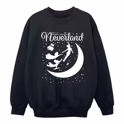 Disney - Sweat TAKE ME TO NEVERLAND - Fille (Noir)
