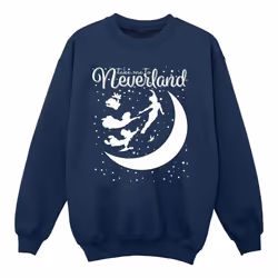 Disney - Sweat TAKE ME TO NEVERLAND - Fille (Bleu marine)