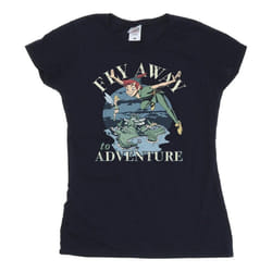 Disney - T-shirt FLY AWAY TO ADVENTURE - Femme (Bleu marine)
