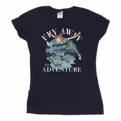 Disney - T-shirt FLY AWAY TO ADVENTURE - Femme (Bleu marine)