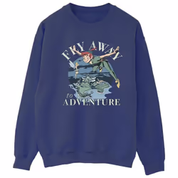 Disney - Sweat FLY AWAY TO ADVENTURE - Femme (Bleu marine)