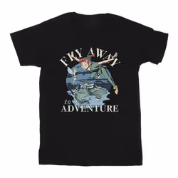 Disney - T-shirt FLY AWAY TO ADVENTURE - Garçon (Noir)