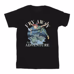 Disney - T-shirt FLY AWAY TO ADVENTURE - Garçon (Noir)