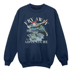 Disney - Sweat FLY AWAY TO ADVENTURE - Fille (Bleu marine)