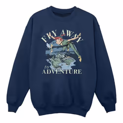 Disney - Sweat FLY AWAY TO ADVENTURE - Fille (Bleu marine)