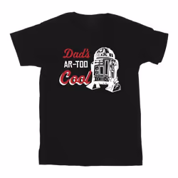 Star Wars - T-shirt DADS R2 COOL - Homme (Noir)