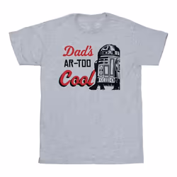 Star Wars - T-shirt DADS R2 COOL - Homme (Gris chiné)