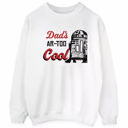 Star Wars - Sweat DADS R2 COOL - Homme (Blanc)
