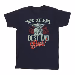 Star Wars - T-shirt MANDALORIAN DAD - Homme (Bleu marine)