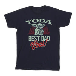 Star Wars - T-shirt MANDALORIAN DAD - Homme (Bleu marine)
