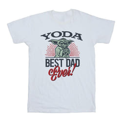Star Wars - T-shirt MANDALORIAN DAD - Homme (Blanc)